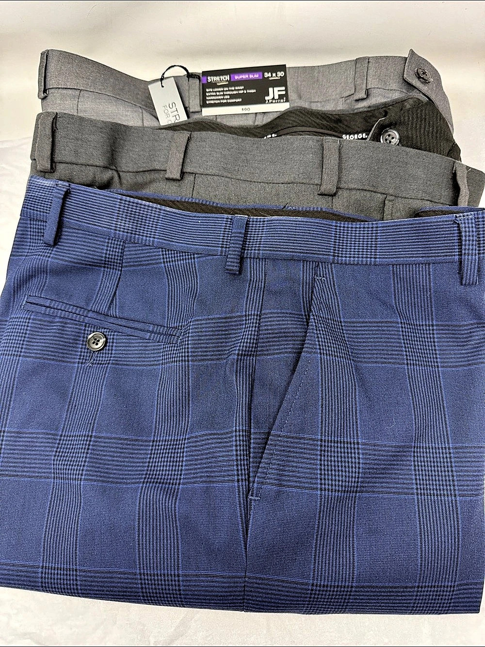 Lot 3 dress pants W34 I30 J. Ferrar office church business casual workwear